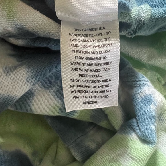 Calvin Klein Jeans Cropped Tye Dye Hoodie, Size L - Picture 4 of 4